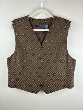Vintage LizSport Equestrian Vest Size 16